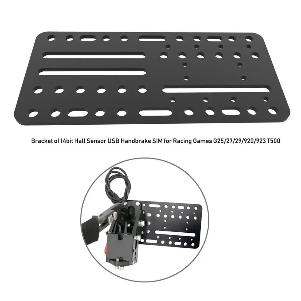 Universal Desk/Chair Mount Bracket Plate for USB Handbrake, SIM Racing Shifter